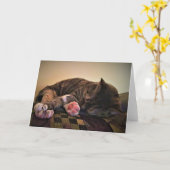 低速日、カード カード (黄色い花)