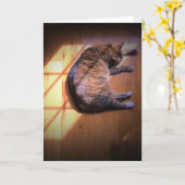 低速日、カード カード (黄色い花)