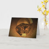 低速日、カード カード (黄色い花)