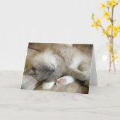 低速日、カード カード (黄色い花)