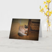 低速日、カード カード (黄色い花)