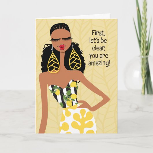 低鍵セラピー – まずは澄ん、 サンキューカード (正面)