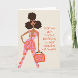 低鍵セラピー – 自分自身を愛する秋 サンキューカード