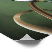 低鍵マッピープリント ポスター (角)