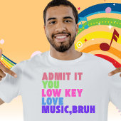 低鍵音楽先生Tシャツ Tシャツ