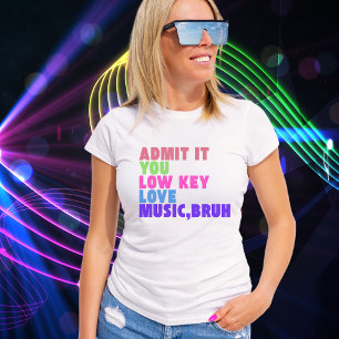 低鍵音楽先生Tシャツ Tシャツ