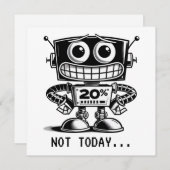 低電力ロボット – 今日は… (正面/裏面)