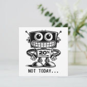 低電力ロボット – 今日は… (スタンド正面)