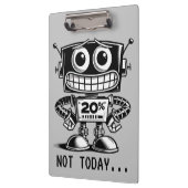 低電力ロボット – 今日は… クリップボード (左)