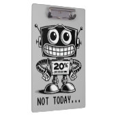 低電力ロボット – 今日は… クリップボード (右)