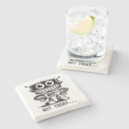 低電力ロボット – 今日は… ストーンコースター