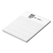 低電力ロボット – 今日は… ノートパッド (回転)