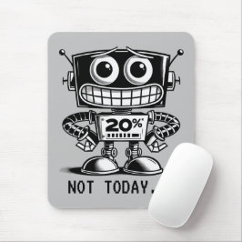 低電力ロボット – 今日は… マウスパッド