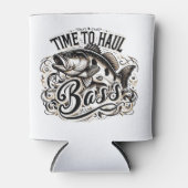 低音おもしろいの到達時間魚釣り 缶クーラー (正面)