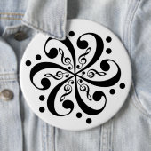 低音およびト音記号の渦巻ボタン 缶バッジ (インサイチュ)