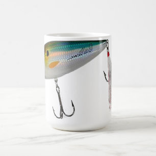 低音および他の魚のための最も最高のな釣餌 コーヒーマグカップ