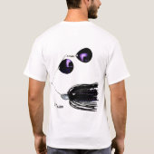 低音および他の魚のための最も最高のな釣餌 Tシャツ (裏面)