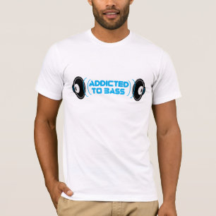 低音に熱中される Tシャツ