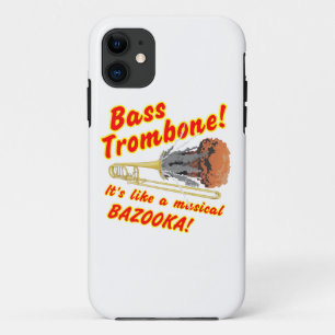 低音のトロンボーンのミュージカルのバズーカ iPhone 11 ケース
