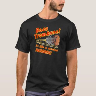 低音のトロンボーンのミュージカルのバズーカ Tシャツ