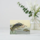 低音の名刺のテンプレートの跳躍 名刺 (スタンド正面)