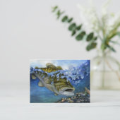 低音の名刺のテンプレートの跳躍 名刺 (スタンド正面)