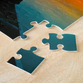 低音の日没 ジグソーパズル (側面)