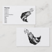 低音の漁師の名刺 名刺 (正面/裏面)