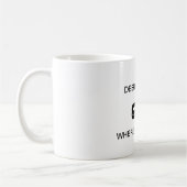 低音の生命一方、 コーヒーマグカップ (左)