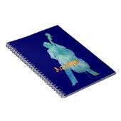 低音の遊ぶジャズ演奏家 ノートブック (右側)