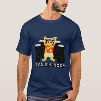 低音の鋼鉄ドラマーのワイシャツ Tシャツ