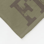 低音の魚釣りの名前をカスタムする媒体のフリースブランケット フリースブランケット (角)