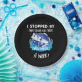 低音の魚釣りパーティーの誕生日の退職の魚揚げ物 ペーパープレート (パーティー)