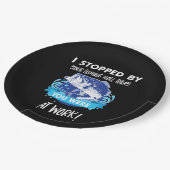 低音の魚釣りパーティーの誕生日の退職の魚揚げ物 ペーパープレート (アングル)