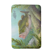 低音の魚 バスマット (正面縦)