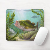 低音の魚 マウスパッド (マウス)