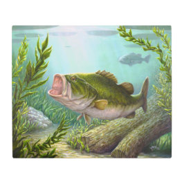 低音の魚 メタルプリント