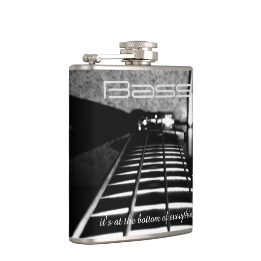低音はすべての底に音楽フラスコです フラスク (右)