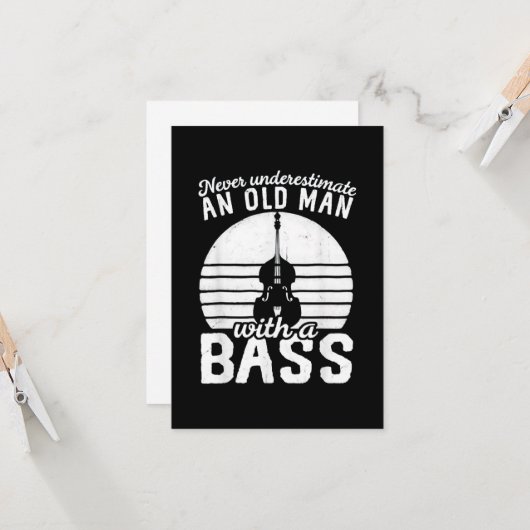 低音を持った老人 カード (正面/裏面インサイチュ)