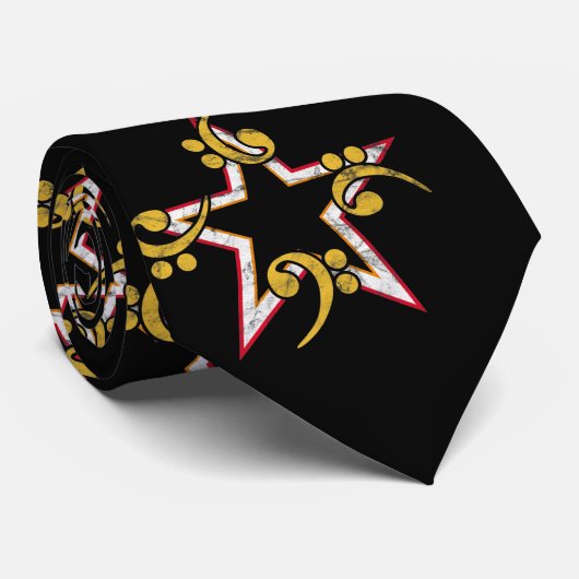 低音クレフ、 音符記号低音プレイヤーギフト ネクタイ (ロール)