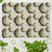 低音パターンタン キッチンタオル (折り畳み)