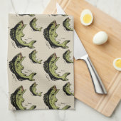 低音パターンタン キッチンタオル (四つ折り)