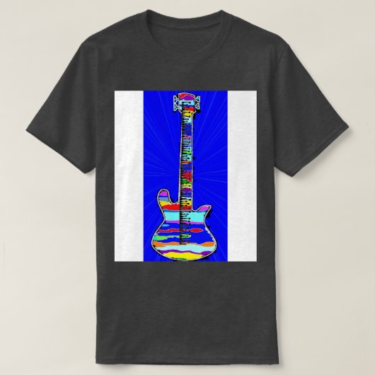 低音ブルースベースby LowEndGraphics 1 Tシャツ (デザイン正面)
