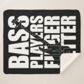 低音プレーヤーの指が良い シェルパブランケット (正面(横))