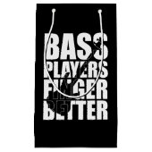 低音プレーヤーの指が良い スモールペーパーバッグ (正面)