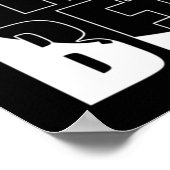 低音プレーヤーの指が良い ポスター (角)