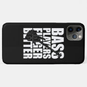 低音プレーヤーの指が良い Case-Mate iPhoneケース (裏面(横))