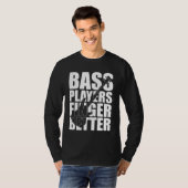 低音プレーヤーの指が良い Tシャツ (正面フル)