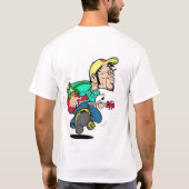 低音プレーヤー Tシャツ (裏面)