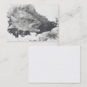 低音対CRAYFISHの名刺のテンプレート 名刺 (正面/裏面)